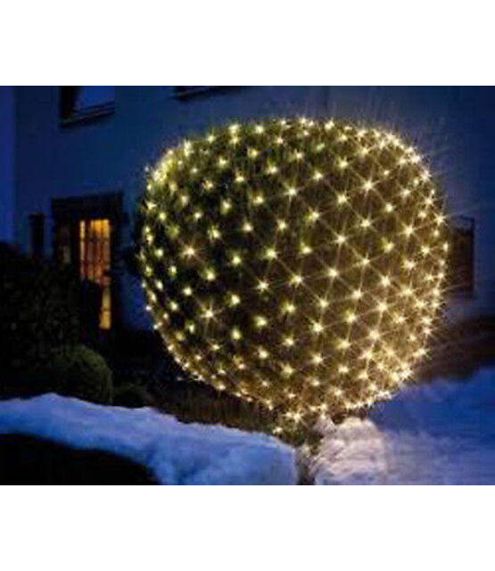 Buxus kerstverlichting 144 led warm wit - L