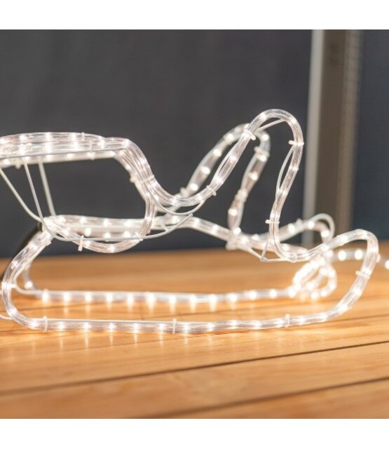 Arrenslee met rendier 2 delige set 140cm voor buiten! 504 LED - L