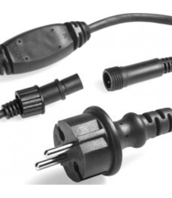 Waterdichte stroomkabel 3 meter kerstverlichting voor PRO kerstverlichting