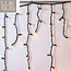 UITBREIDINGSSET - 3 meter - IJspegel kerstverlichting amber extra warm wit 100 LED’s – Professioneel - waterdicht - LUKSUS