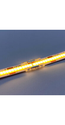 COB LED strip connector recht - soldeervrij - klik connector - 8mm COB - IP20