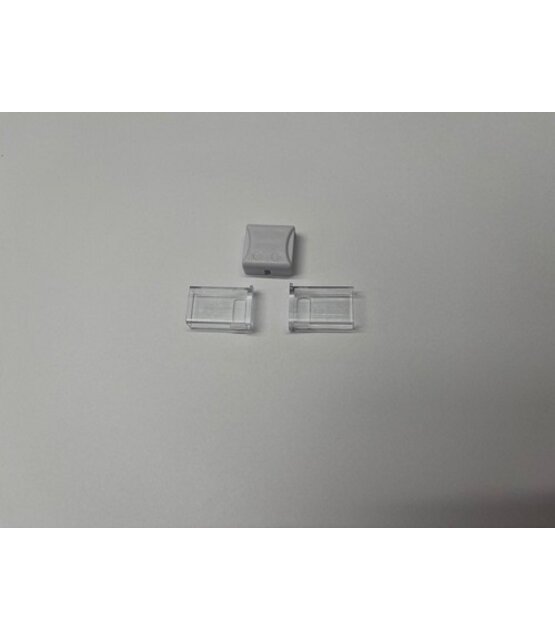 IP68 COB LED strip connector recht - soldeervrij - klik connector - 10mm IP68 COB