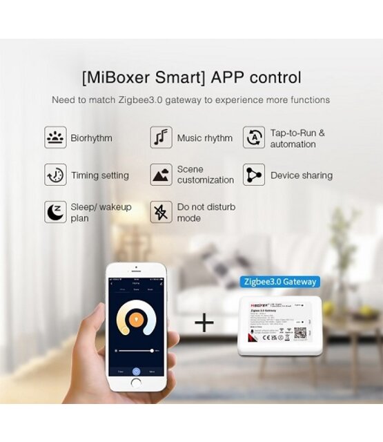 Zigbee LED controller om Dual White LED strips te bedienen - MI-LIGHT FUT035Z