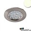 Plug and play LED Inbouwspot silver warm wit 3000k 12v 4w LG114680