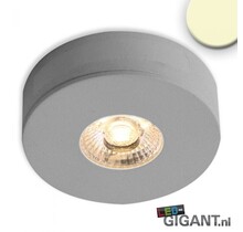 Plug and play LED opbouwspot geanodiseerd aluminium – warm wit 3000k 24v 3w LG114481