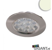 Plug and play LED Inbouwspot silver warm wit 3000k 24v 4w LG114681