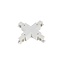 Trackrail verlichting 3 fase Luksus - Budget vriendelijke railverlichting 3- fase rail X-stuk -wit- 62000042W