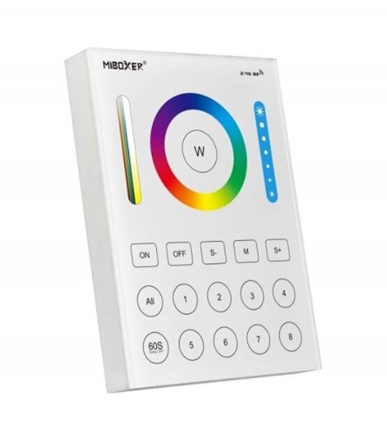 LED afstandsbediening All in one wandpaneel 8 zone B8