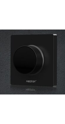 MiBoxer draadloze ZWARTE LED wanddimmer - Draadloze wanddimmer - MIBOXER K1B