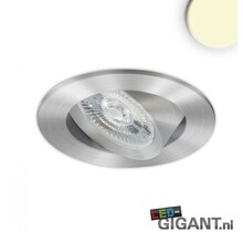 Plug and play LED Inbouwspot kantelbaar geanodiseerd aluminium – warm wit 3000k 24v 8w LG114926