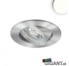 Plug and play LED Inbouwspot kantelbaar geanodiseerd aluminium – natuurlijk wit 4000k 24v 8w LG114927