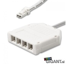 Plug and Play LED 4 weg verdeler mannelijk naar vrouwelijke connector max 3,5A LG114498