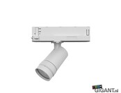 Dimbare en graden instelbare 3-fase rail spot - WIT - 20/25/30 Watt 15° 55° - ZOOMABLE - 2700/3000/4000K