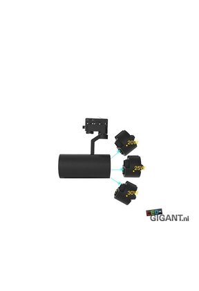 3- fase Trackspot Madrid, zwart, Railspot