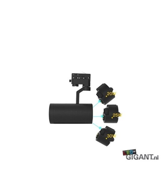 3- fase Trackspot Madrid, zwart, Railspot