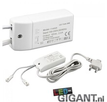 Plug and Play LED voeding 12vdc 30watt – inclusief stekkers LG114528