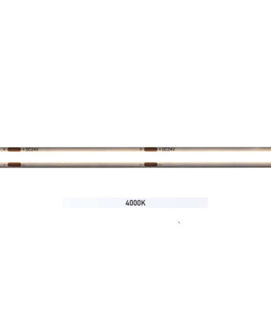 PRO COB LED strip natuurlijk wit 9W 1250LM 480LED p/m 24VDC IP20 4000K - 10 meter