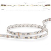 Smarthome Zigbee complete RGBCCT LED strip set 2240LM 96LED p/m 24vdc - 5 meter