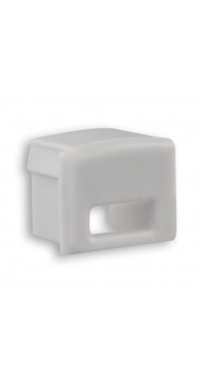 Eindkap voor LED profiel slim04alu/slim04wit met kabeldoorvoer