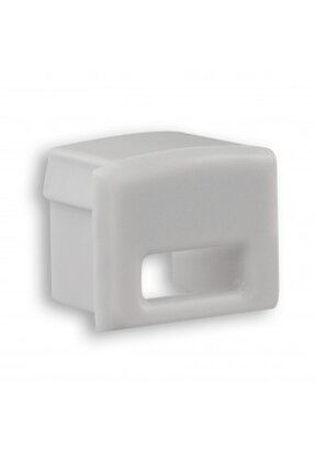 Eindkap voor LED profiel slim04alu/slim04wit met kabeldoorvoer