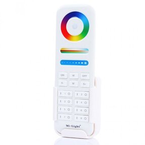 Zigbee LED afstandsbediening WIT + wandhouder - 8 zones - FUT089Z