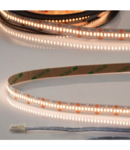 PRO LUMEN LED strip 3000K warm wit 19.2W 2250LM 160LED p/m IP20 CRI91 - 5 meter