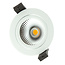Ronde LED armatuur - Kantelbare LED spot behuizing - Wit LGZWITBA-D