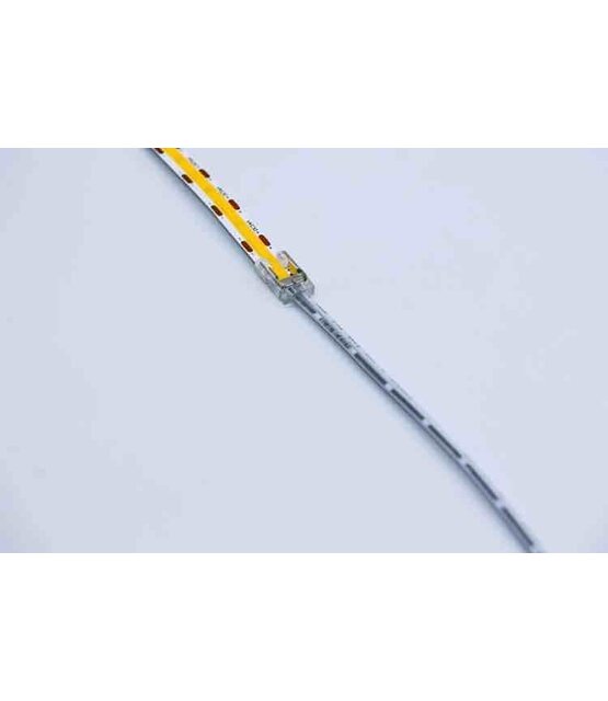 COB LED strip connector 1 zijdig - soldeervrij - klik connector - 8mm COB - ip20