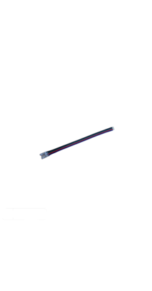 RGB COB led strip connector - kabel naar strip - 1 zijdig - soldeervrij - IP20