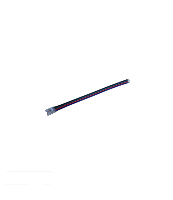 RGB COB led strip connector - kabel naar strip - 1 zijdig - soldeervrij - IP20