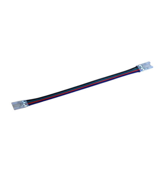 RGB COB led strip connector - kabel naar strip - 2 zijdig - soldeervrij - IP20
