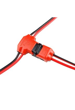 3 weg T koppelstuk voor LED strips – T splitter Draad doorsnede: 18-24AWG - LED strip traptrede connector