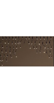 IJspegel kerstverlichting 3m breed 60cm hoog 296 LED - Warm Wit - Twinkel functie