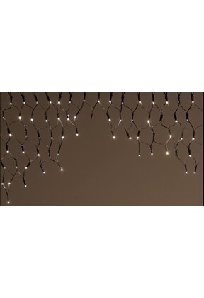 IJspegel kerstverlichting 3m breed 60cm hoog 296 LED - Warm Wit - Twinkel functie