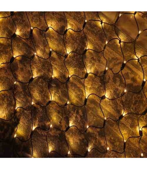 1,5 x 6 meter net kerstverlichting - 720 LEDs - warm wit - IP67 waterdicht - PRO LUKSUS
