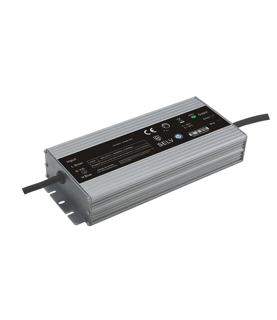 LED voeding 350 watt 24 volt 14,6 Ampère – IP67 waterdicht – GLP GV6-350B024