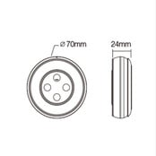 Dual white LED wanddimmer - Wit - Draadloos - S1-W