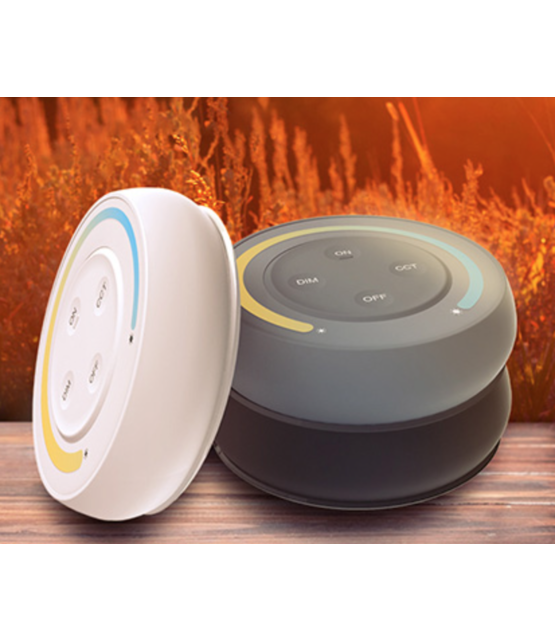 Dual white LED wanddimmer - Wit - Draadloos - S1-W