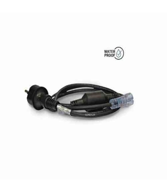 Koppelbare waterdichte LED stroomkabel voor lichtslangen - 1,5 meter 230V - Startset PRO