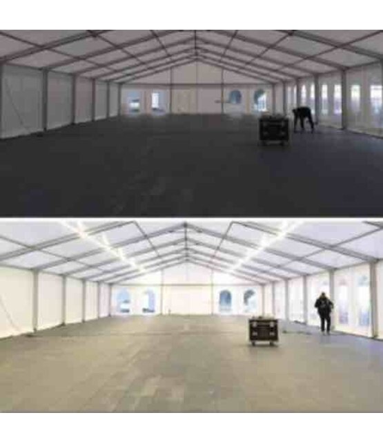 Koppelbare waterdichte LED Lichtslang - 5 meter - natuurlijk wit 4000K 230V 30W - Uitbreidingsset PRO