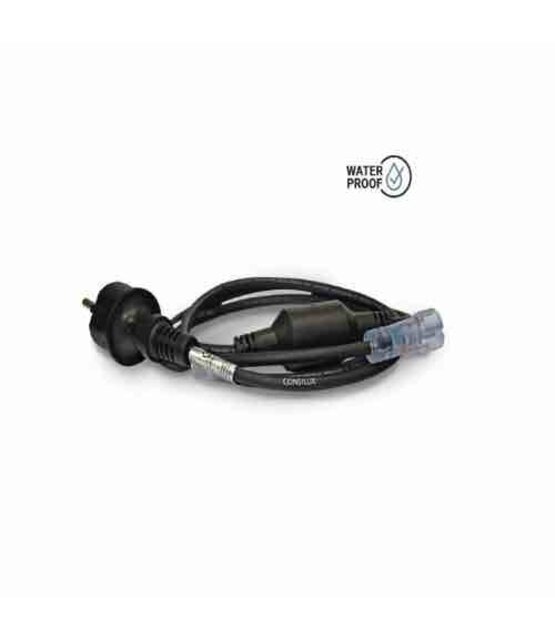 Koppelbare waterdichte LED Lichtslang - 2 meter - natuurlijk wit 4000K 230V 12W + stroomkabel 1,5m - STARTSET PRO