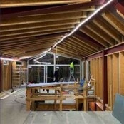 Koppelbare waterdichte LED Lichtslang - 2 meter - natuurlijk wit 4000K 230V 12W + stroomkabel 1,5m - STARTSET PRO