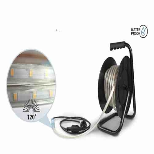 Lichtsnoeren: Iplux® Solar Lichtslang Vegas - 10m