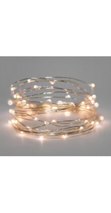 Kerstverlichting Zilverdaad vormbaar - 36 meter - 1200 LED lampjes - warm wit zilverdraad - 8 functies - ip44 voor binnen en buiten