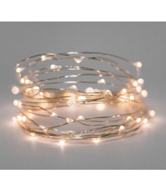 Kerstverlichting Zilverdaad vormbaar - 36 meter - 1200 LED lampjes - warm wit zilverdraad - 8 functies - ip44 voor binnen en buiten