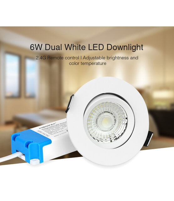 Dual white Zigbee LED inbouw spot tunable white 5 watt (2700K-6500K) - Zigbee 3.0