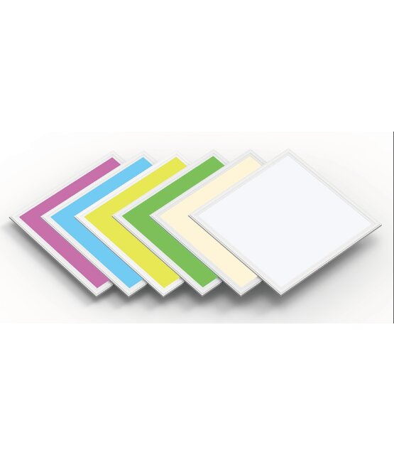 LED paneel - RGBCCT - tunable white - schakel tussen kleuren koud en warm wit - 60x60cm