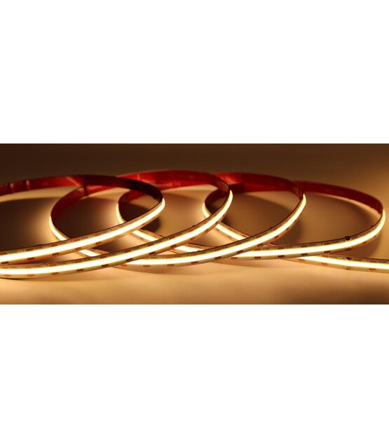 COB LED strip 12 volt 3000K warm wit 8W 1020LM 480LED p/m IP20 CRI90 - 5 meter