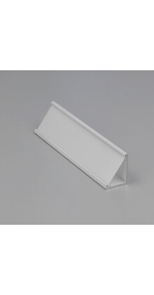 Wit LED hoekprofiel 2 meter met opaal afdekking 16,5 mm x 16,5 mm - C12WIT DUO