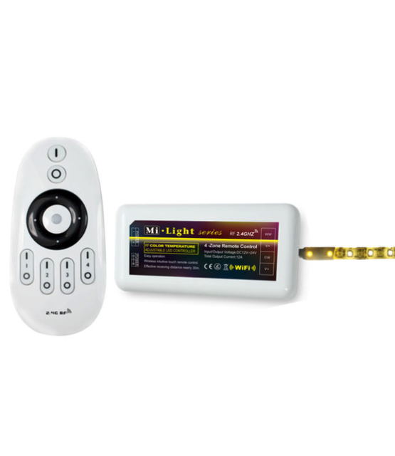 Enkel kleurige LED strip controller - 1 zone - PRO - Miboxer FUT036S